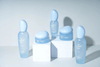 120ml 4oz Blue Oval Glass Bottles And Jars with Plastic Cap