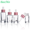 Transparent 10Ml Glass Dropper Bottle for Cosmetic