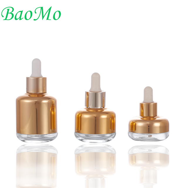 Essential Oil Matte Gold Glass Spray Bottle