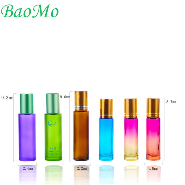 Customization Purple Cosmetic Glass Bottle With Lids