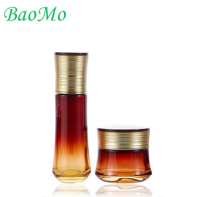 Matte Rectangle Amber Glass Spray Bottle