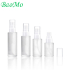 Flat Shoulder Vacuum White Lotion Pump Bottle