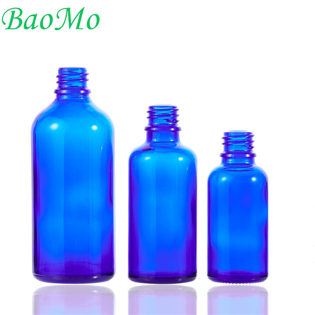 Customization 15ml Blue Cosmetic Glass Bottle