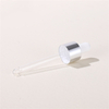 Elegant 5ml 10ml 15ml 20ml 30ml 50ml 100ml opal white(ceramic) glass bottle with silver dropper for cosmetic oil or serum