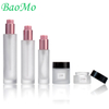 Beautiful 120ml Cosmetic Glass Packaging For Lotion