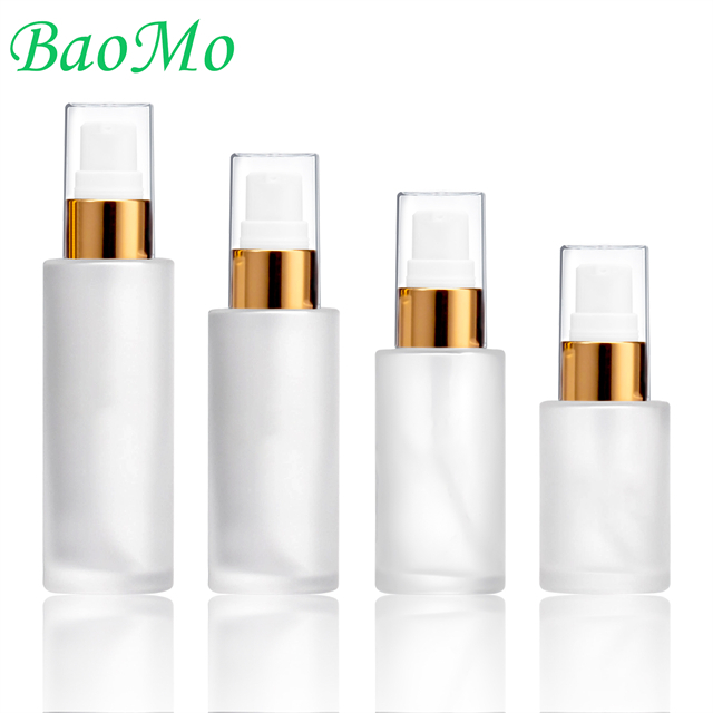 Pump Heat Resistant 60ml Cosmetic Glass Packaging