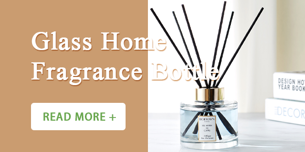 glass home fragrance bottle