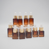 Mini 5 10ml Square Glass Dropper Bottle for Hair Oil Serum