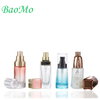 Over Cap Safe Rose Gold Serum Pump Bottle