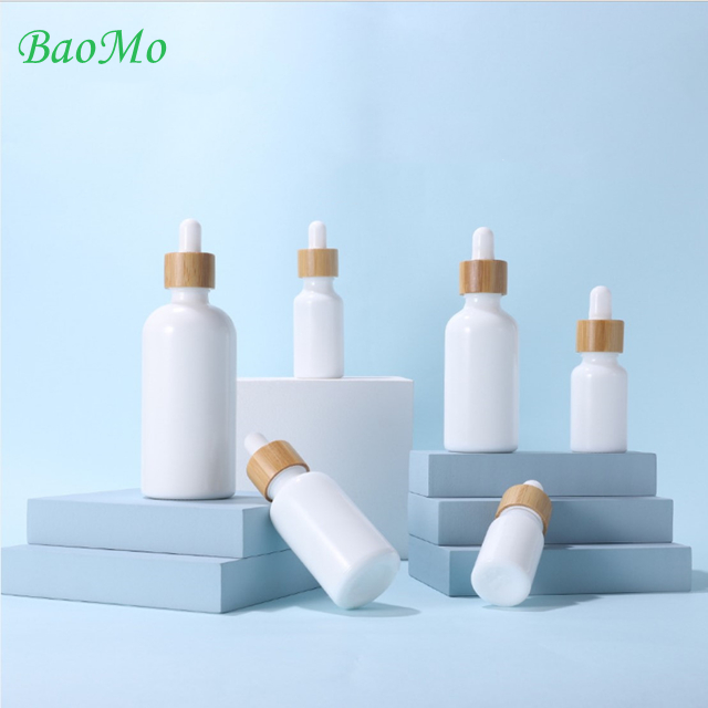 Over Cap Non-Toxic White Serum Pump Bottle