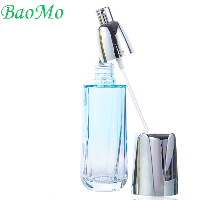 Empty Non-Toxic 50ml Serum Pump Bottle