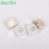 Electroplating Square White Cosmetic Glass Bottle