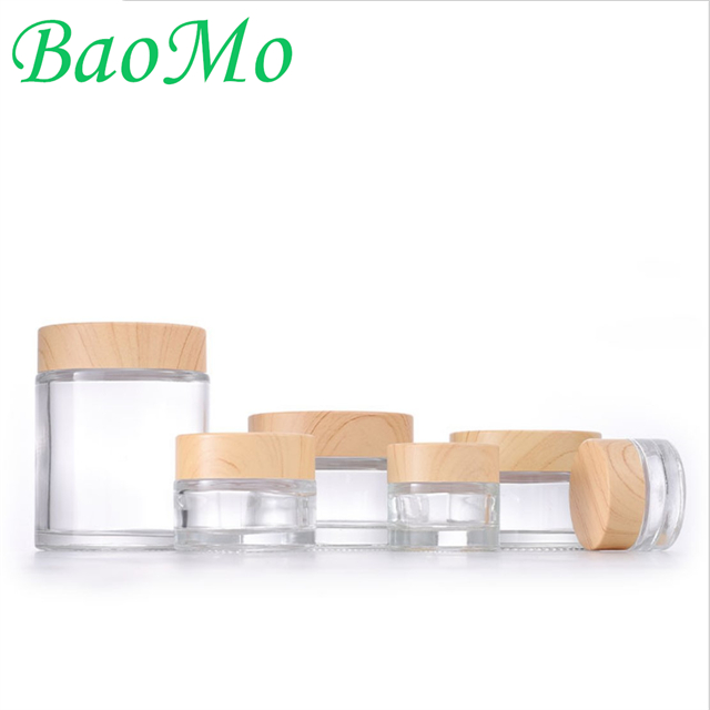 Bamboo Lid Customed 30G Face Cream Jar