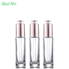 Over Cap Luxury Clear Serum Pump Bottle