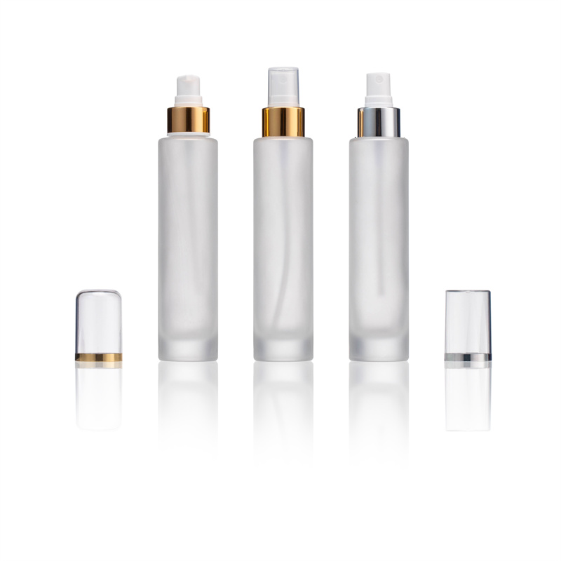 100ml Eco Friendly Pump Cosmetic Glass Packaging