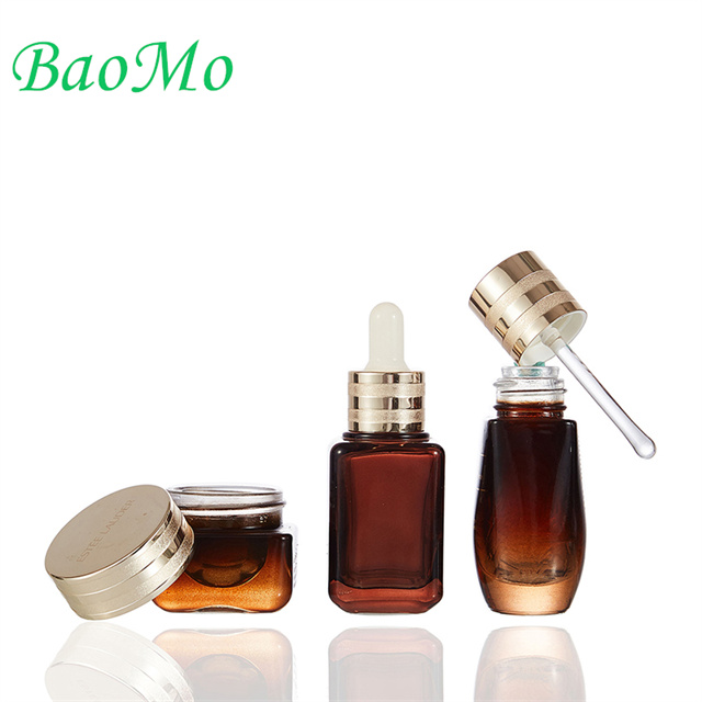 Amber 20ml Glass Dropper Bottle for Cosmetic