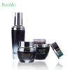 manufacture custom 100ml bottles cosmetic black gradient glass lotion pump 40ml 120ml 30g 50g for cosmetic