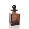 Amber Glass Home Fragrance Bottle 150 square fragrance bottle with box