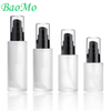 Glass Frosted 30ml Serum Pump Bottle