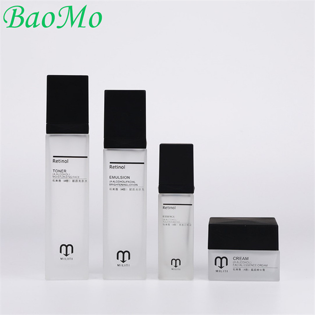 40ml Frosted Square Serum Bottle