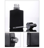 Black Clear 100ML 50ML square serum bottle for oil