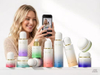 Electroplating Cosmetic Glass Bottle Luxury Eye Cream Jar Lotion Toner Bottle Pump with Mushroom cap