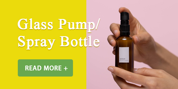 5.Glass pump spray bottle