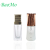 Over Cap Safe Rose Gold Serum Pump Bottle