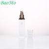 Electroplating Square White Cosmetic Glass Bottle