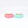 50g pink green blue black cosmetic square glass jar from China manufacturer Guangzhou BaoMo Cosmetics Packaging Co., Ltd.