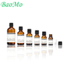 Amber Hyaluronic Acid Glass Serum Bottle With Pump