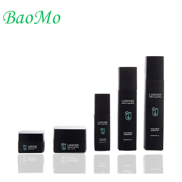 Glass Organic Skincare Packaging For Men