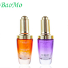 Customization Purple Cosmetic Glass Bottle With Dropper