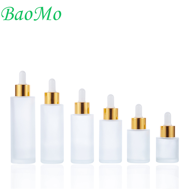 20ml Gold Face Serum Bottle With Dropper