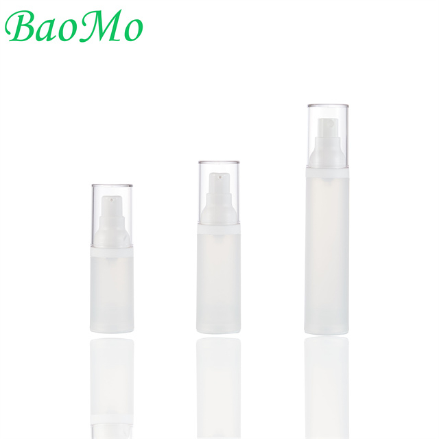 Airless Frosted White Serum Pump Bottle