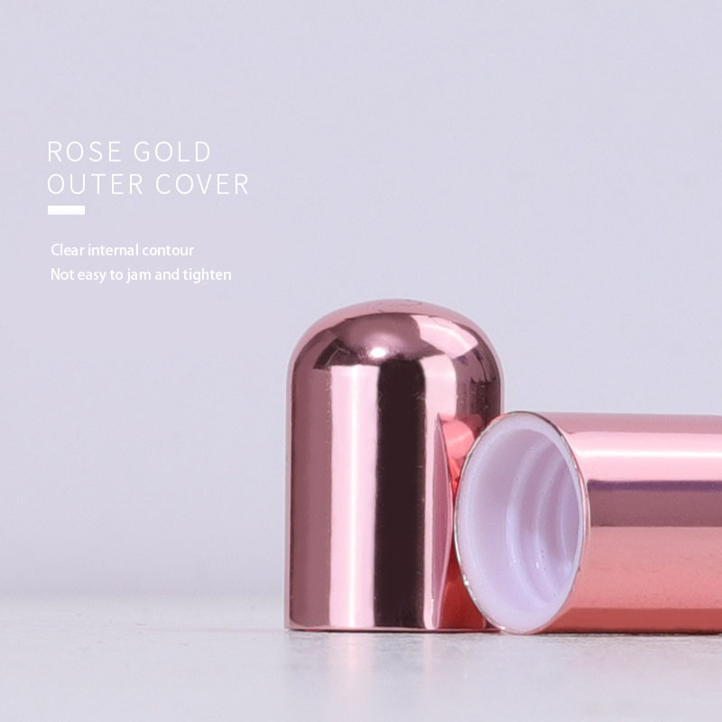 Rose Gold Glass Roll on Bottle