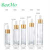 Transparent 20ml Glass Dropper Bottle with Aluminum Cap