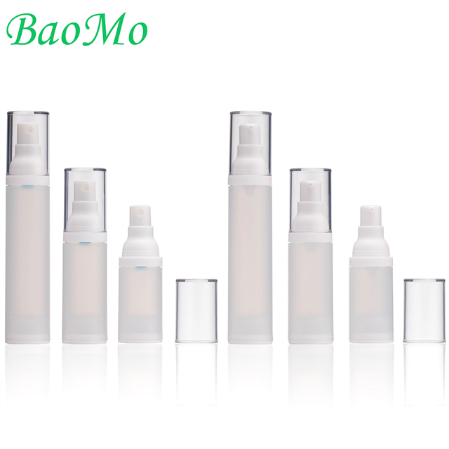 Plastic Logo Design Airless Bottle for skin care