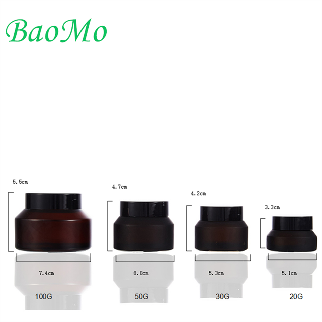 50ml Transparent Cosmetic Glass Jar