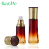 Matte Rectangle Amber Glass Spray Bottle