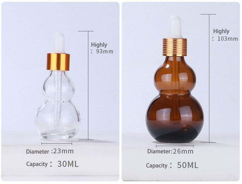 Cosmetic Glass Packaging For Essential Oil