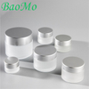 Silver Screw Cap Luxury 50G Face Cream Jar